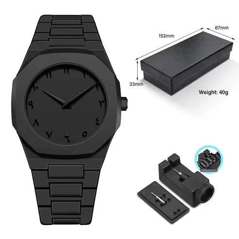 Black Arabic Aura Buy 1 Get 1 Free Offer (2 watches in 1) deal
