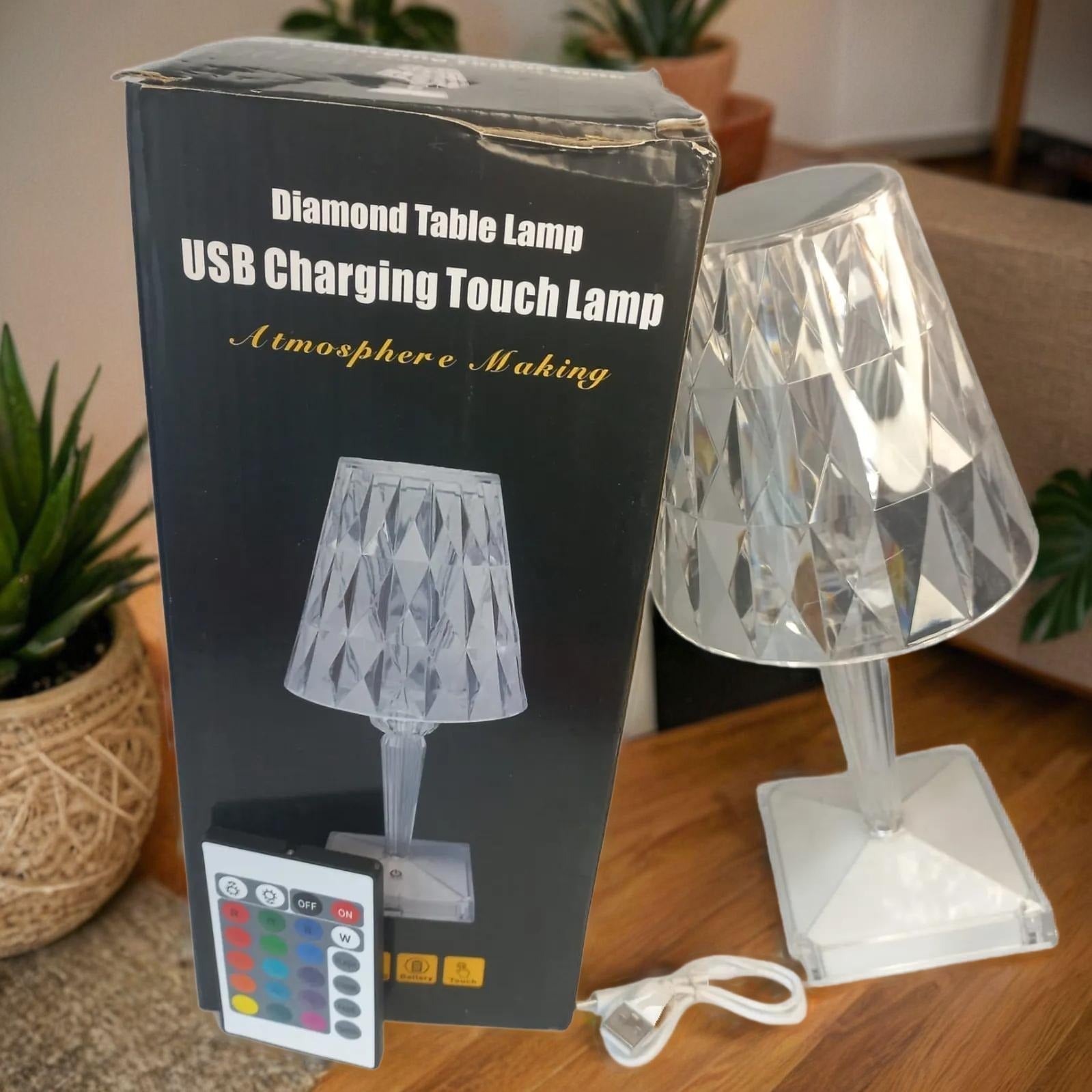 Diamond Table Lamp (with remote)