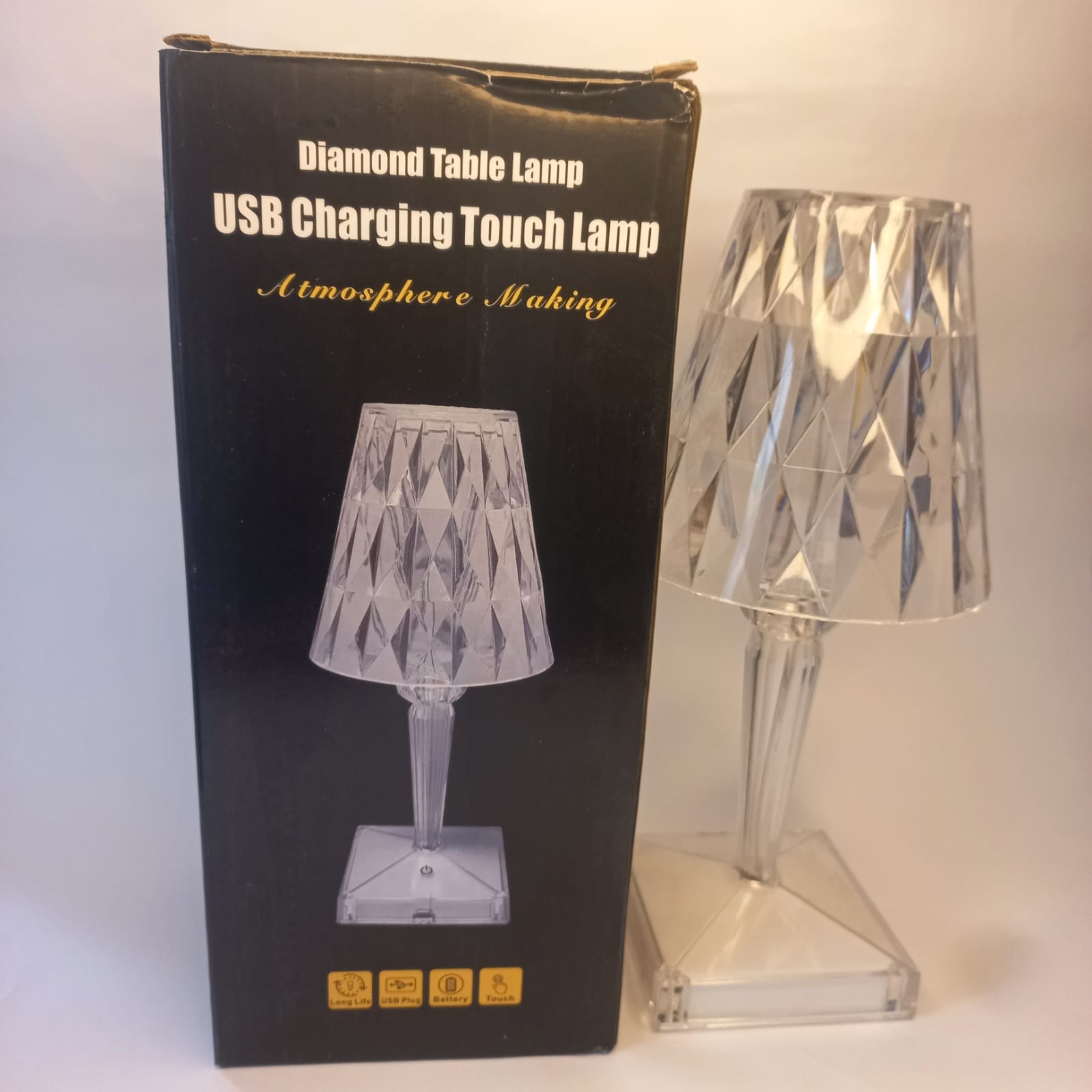 Diamond Table Lamp (with remote)