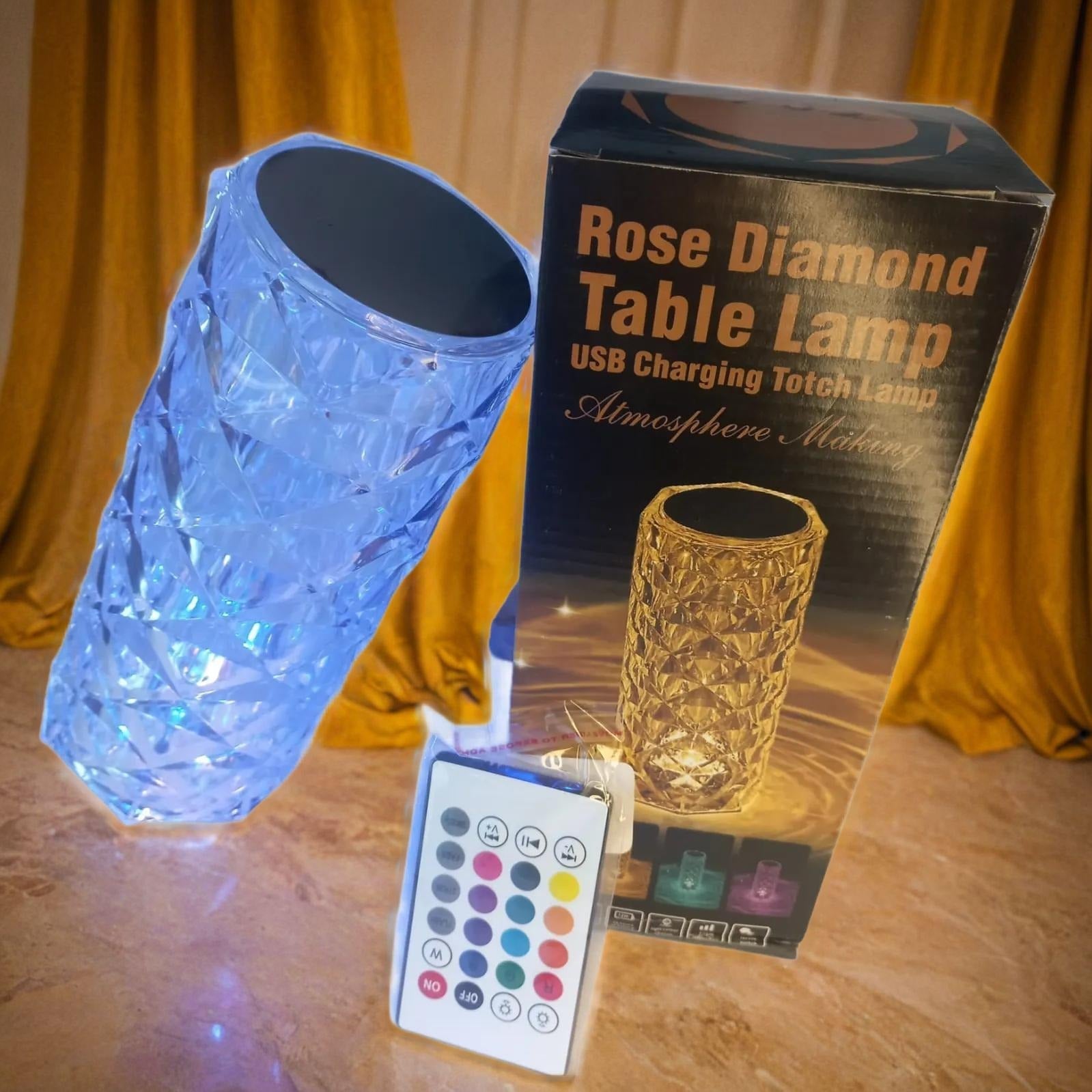 Rose Diamond Lamp (with remote)